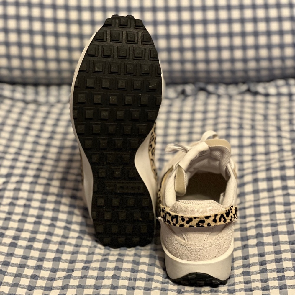 Leopard and white Nike size 8.5